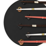 Chopsticks Lacquered Pink & White V637-L0307
