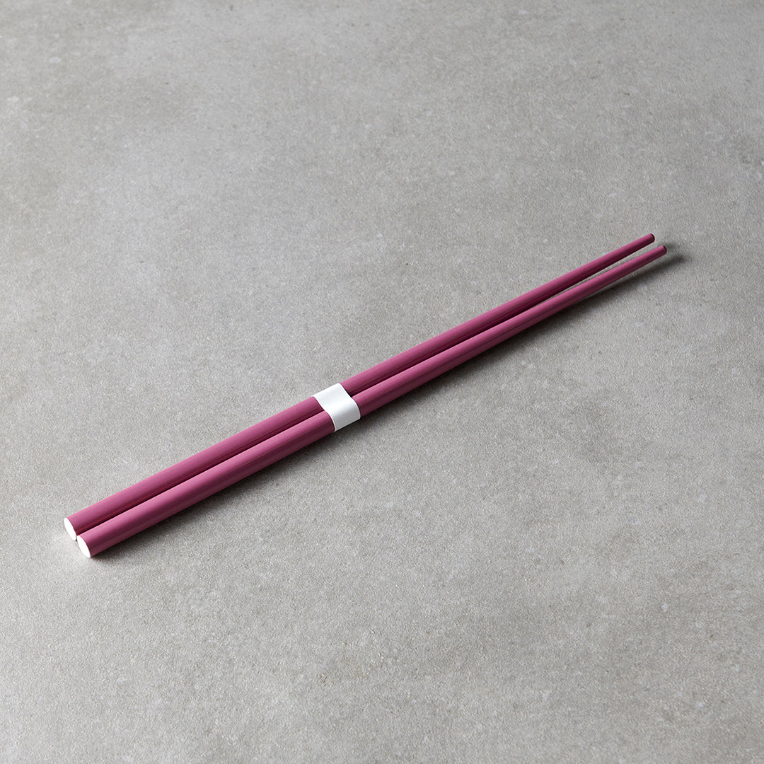 Chopsticks Lacquered Plum & White V637-L0308