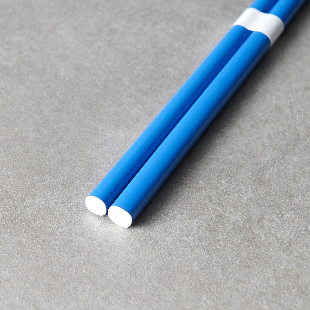 Chopsticks Lacquered Royal & White V637-L0311