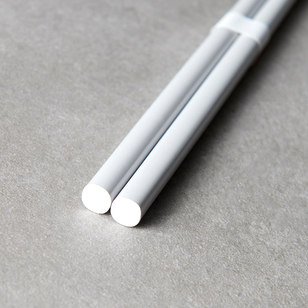 Chopsticks Lacquered Grey & White V637-L0313
