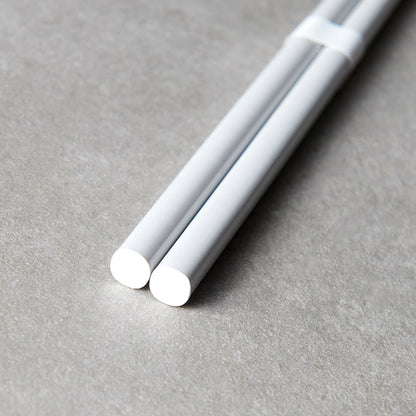 Chopsticks Lacquered Grey & White V637-L0313