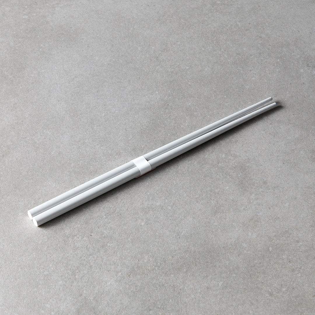 Chopsticks Lacquered Grey & White V637-L0313
