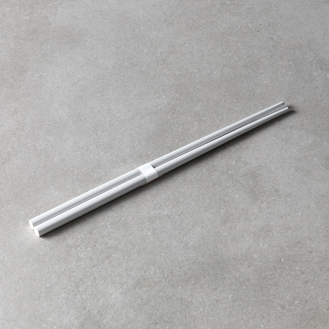 Chopsticks Lacquered Grey & White V637-L0313