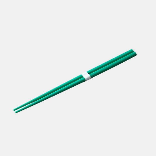 Chopsticks Lacquered Green & White V637-L0315