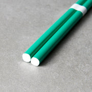Chopsticks Lacquered Green & White V637-L0315