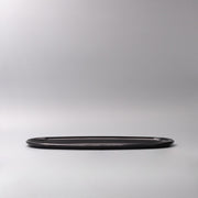 Platter Oval 42.5cm Black Lacquerware Glaze V637-L1972