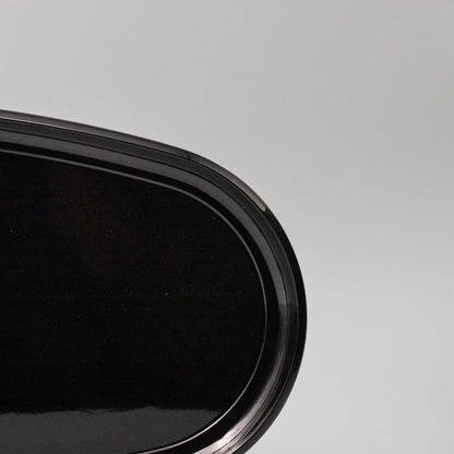 Platter Oval 42.5cm Black Lacquerware Glaze V637-L1972