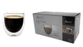bulk 12 Double Wall Glass Coffee Mug 250ml V637-MUG28418