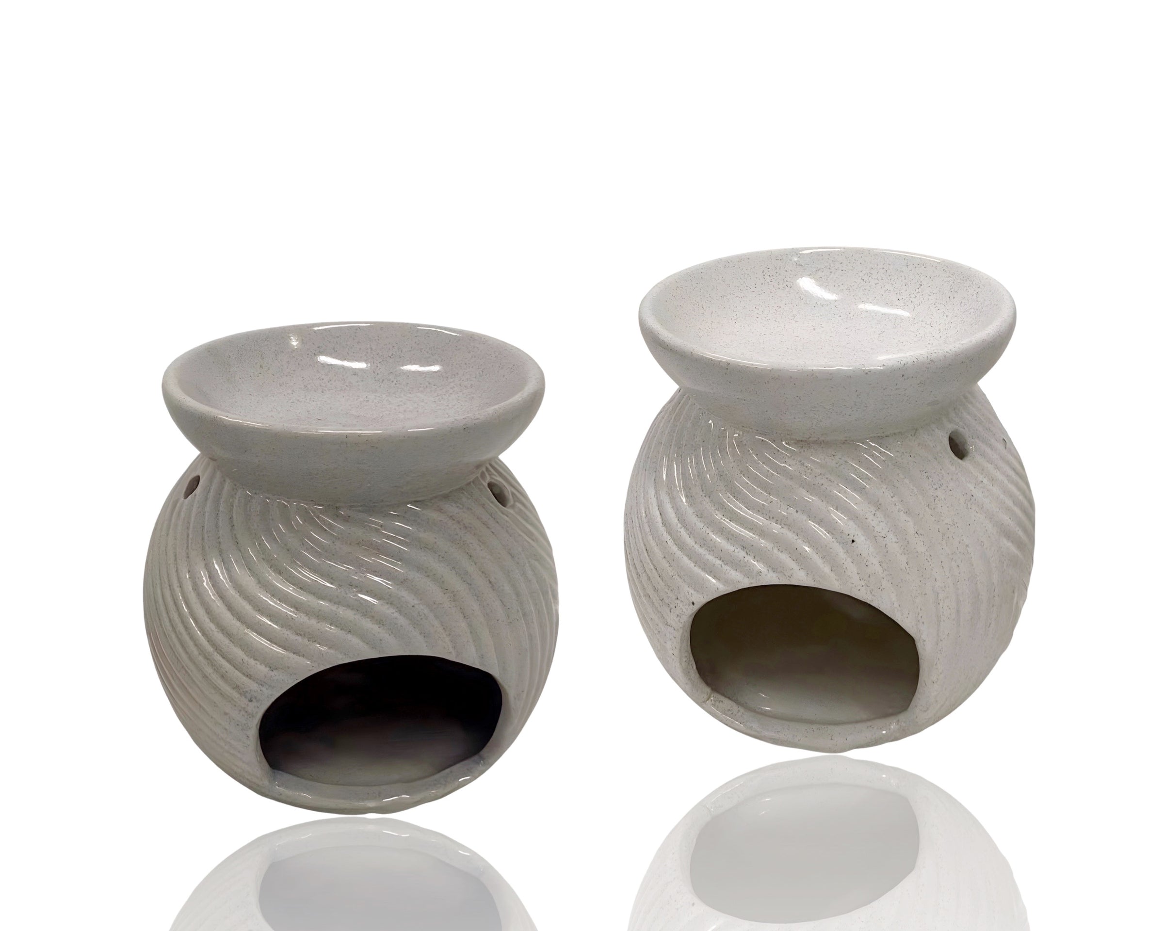 bulk 24 Ceramic Ocean Wave Oil Burner 11x10cm V637-OBS34293