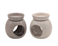 bulk 24 Ceramic Round Oil Burner 2 Asst 12cm V637-OBS38877