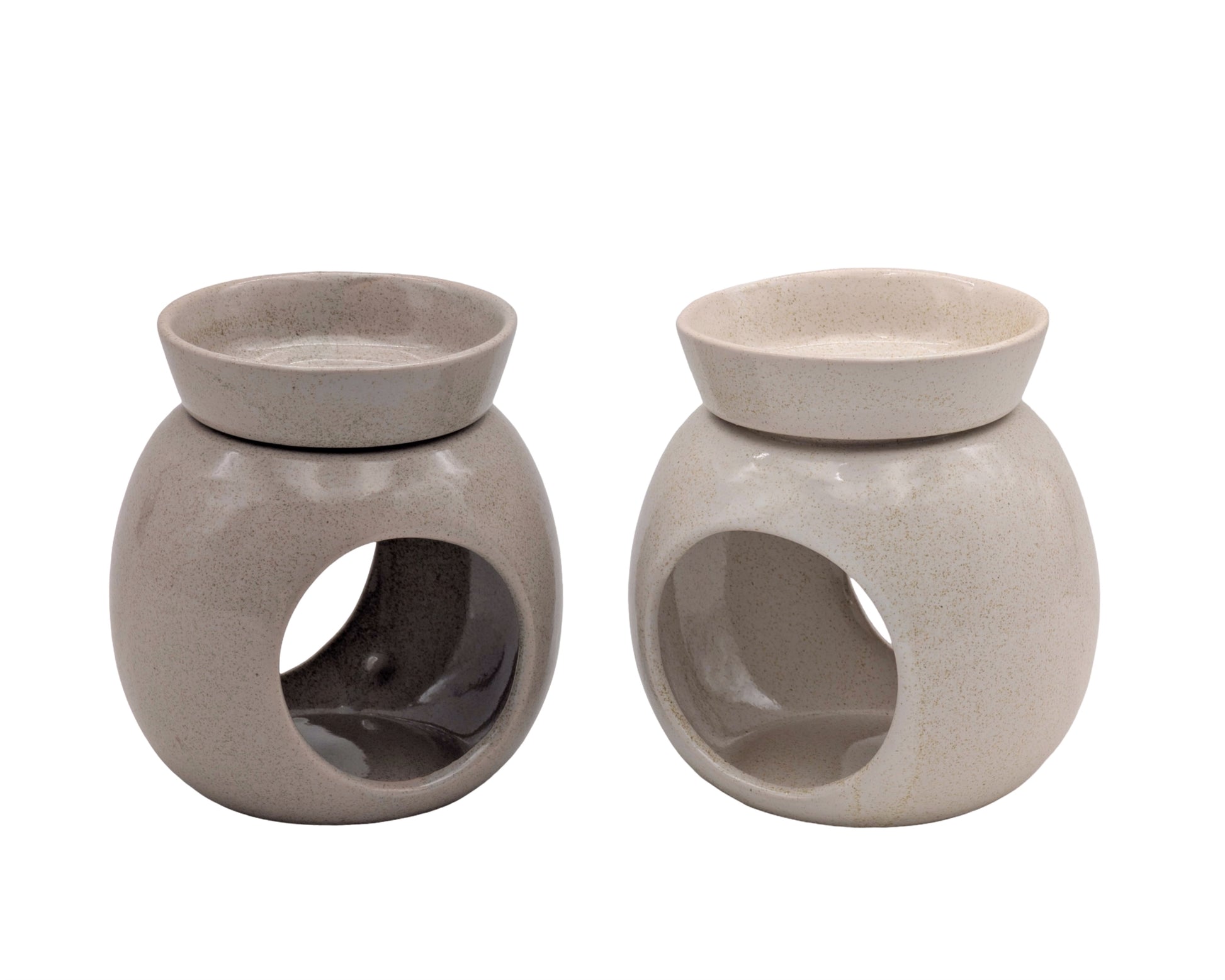 bulk 24 Ceramic Round Oil Burner 2 Asst 12cm V637-OBS38877
