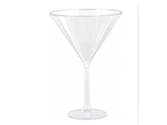 Bulk 24 739ml Jumbo Disposable Martini Glass 18x25cm V637-PAR27891