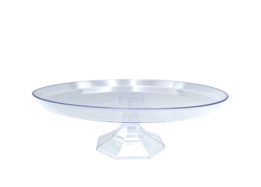 bulk 24 Clear Acrylic Cake Stand 26cm V637-PAR31768