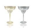 bulk 24 Glitter Plastic Jumbo Margarita Glass 877ml 16x24cm V637-PAR35095