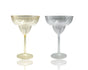bulk 24 Glitter Plastic Jumbo Margarita Glass 877ml 16x24cm V637-PAR35095