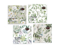 bulk 960 Eucalyptus Pattern Napkin 3ply Assorted 33cm V637-PAR36496