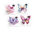 bulk 960 Butterfly Emporium Napkins 2ply 4 Assort 33cm V637-PAR36947