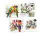 bulk 960 Outback Gems Napkins 2ply 4 Assort 33cm V637-PAR36948