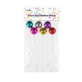 bulk 144 Reusable Plastic Disco Ball Swivel Stick Asst V637-PAR38972