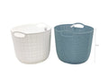 bulk 12 Round Basket w Handle Assort 32cm V637-PLA31360