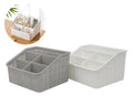 bulk 24 Plastic Multi Organiser 2 Asst 19x12cm V637-PLA33930