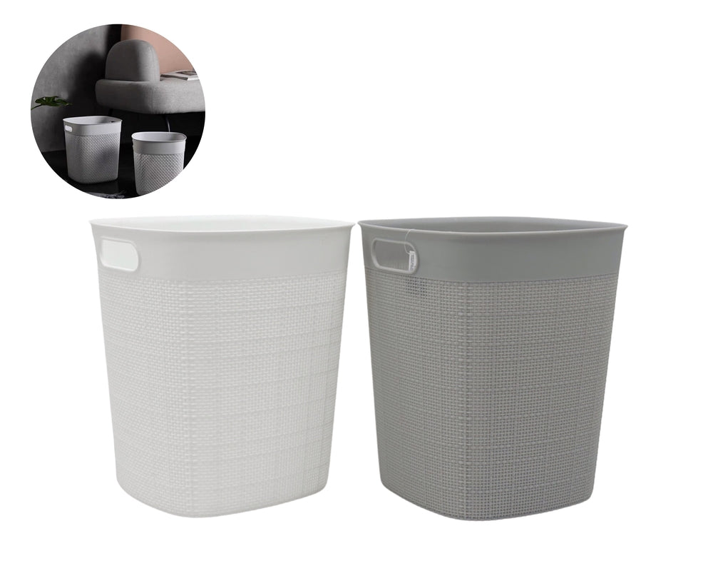 bulk 24 Rubbish Bin Assorted 27cm V637-PLA33931