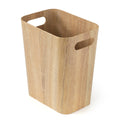 bulk 6 Woodgrain Look Narrow Storage Bin 30cm V637-PLA37350