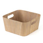 bulk 6 Woodgrain Look Storage Square 30cm V637-PLA37351