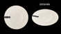 bulk 24 White Fine Bone China Side Plate 8ln 20x2cm V637-TAB30477