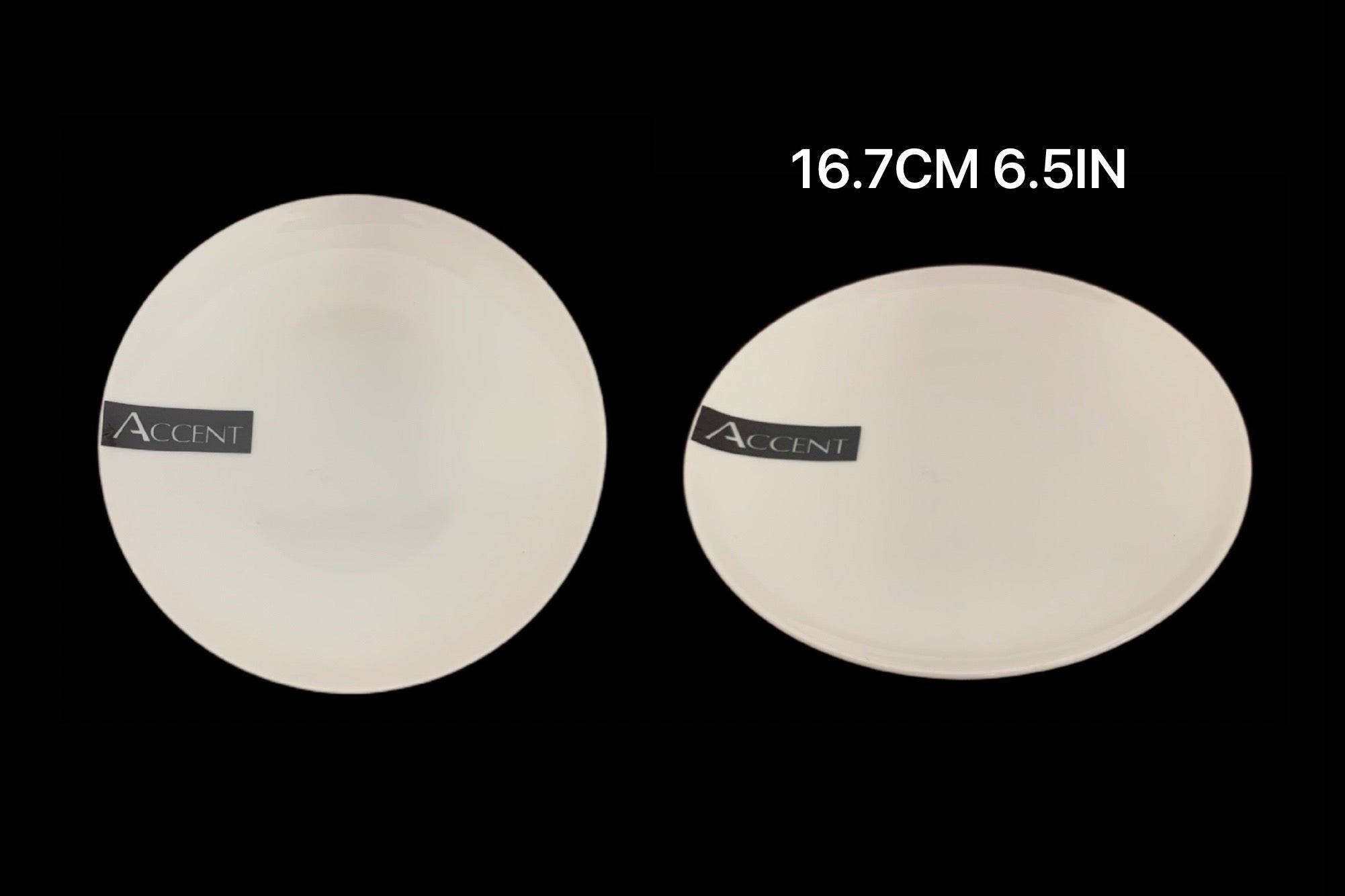bulk 24 White Bone China Side Plate 17x2cm V637-TAB30928