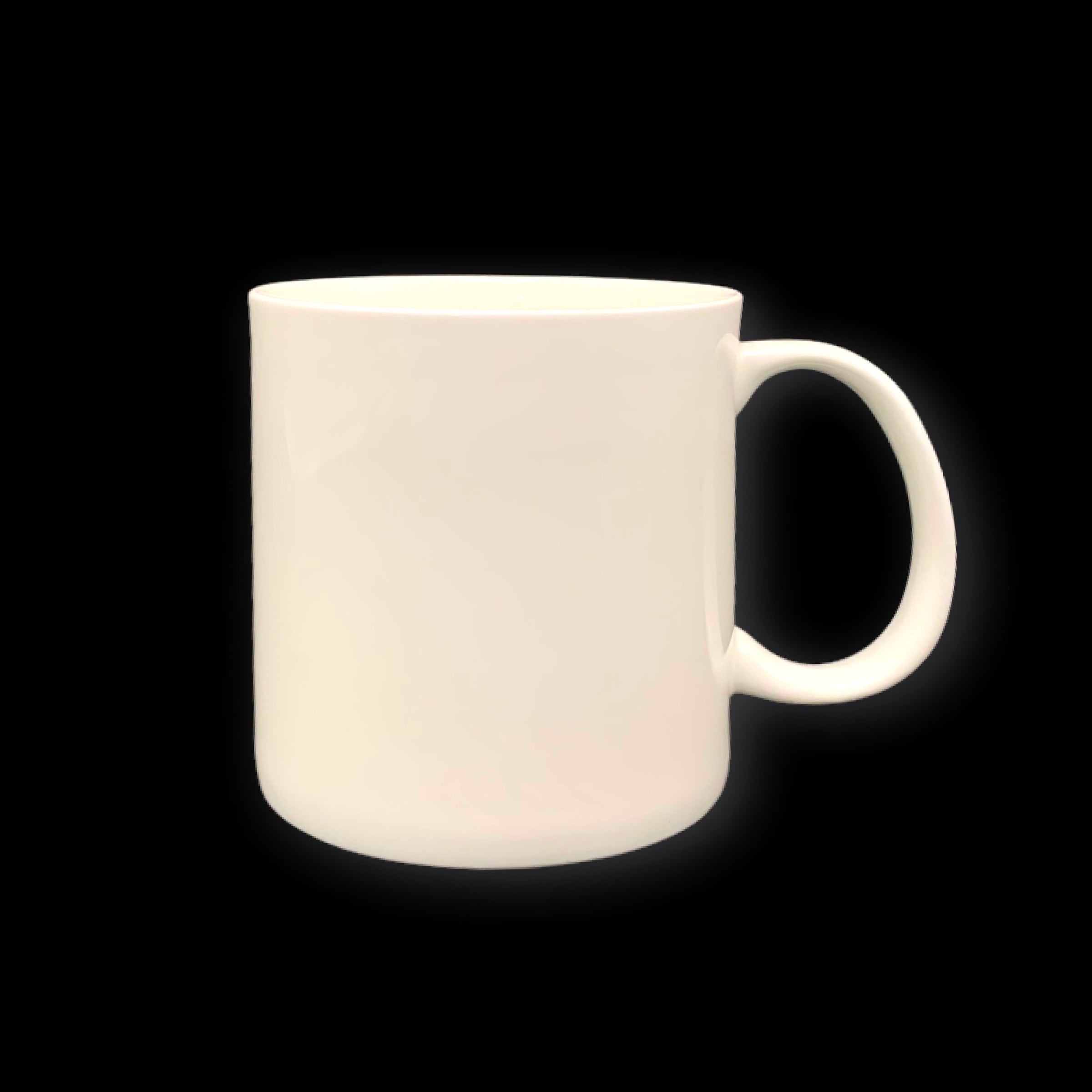 bulk 24 White Bone China Mug Straight 400ml V637-TAB35157