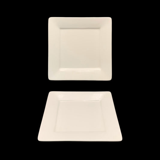 bulk 24 White New Bone China Square Side Plate 15cm V637-TAB38472