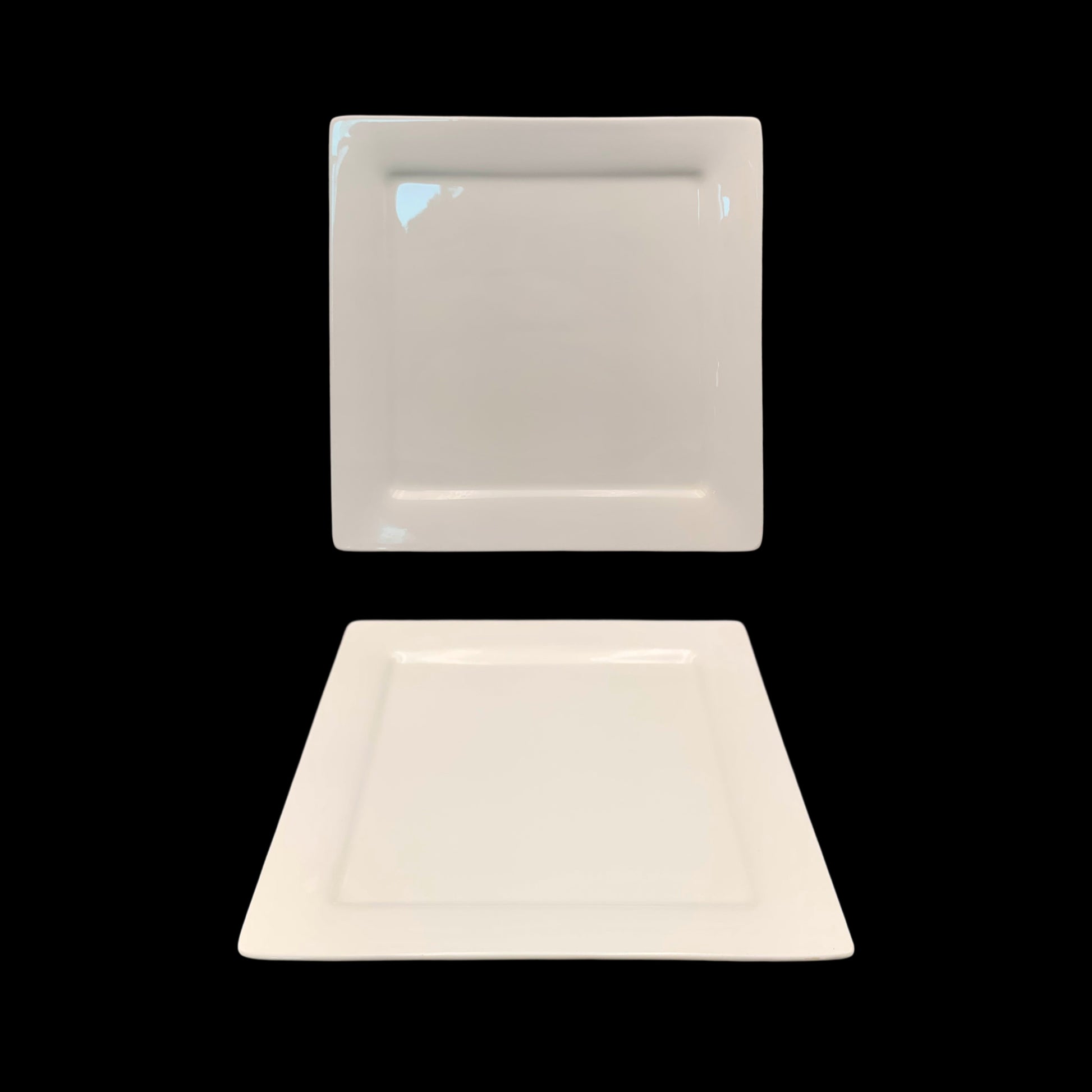 bulk 24 White New Bone China Square Side Plate 21cm V637-TAB38473