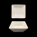 bulk 24 White New Bone China Square Soup Bowl 14x5cm V637-TAB38475