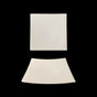 bulk 24 White New Bone China Square Side Plate 9in 22x2cm V637-TAB38669