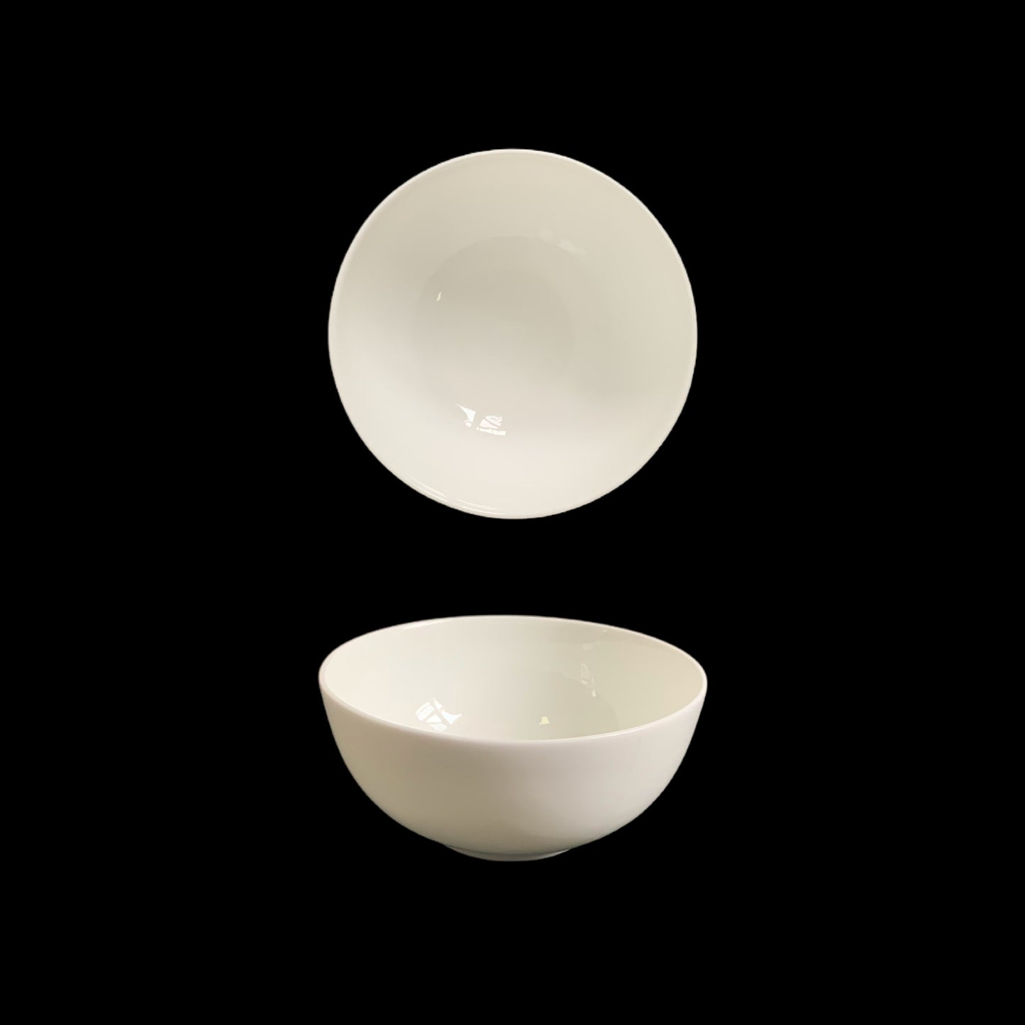 bulk 24 White New Bone China Round Bowl 3.75in 10cm V637-TAB38671