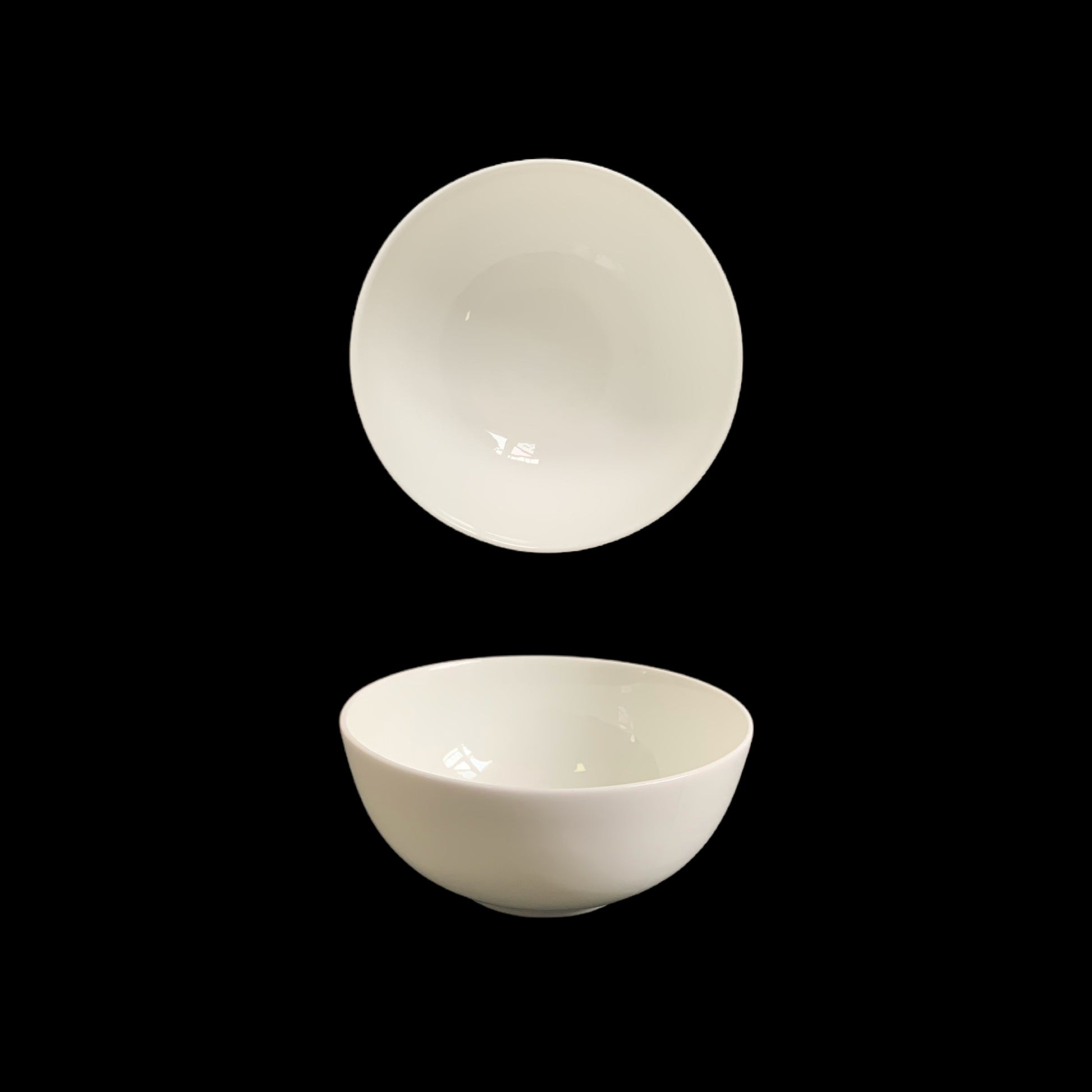 bulk 24 White New Bone China Round Bowl 3.75in 10cm V637-TAB38671