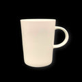 bulk 24 White Bone China Cone Mug 340ml 8x10cm V637-TAB38712