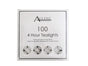 bulk 1000 Accent 4 Hour Tealight Candle V637-TLH32177