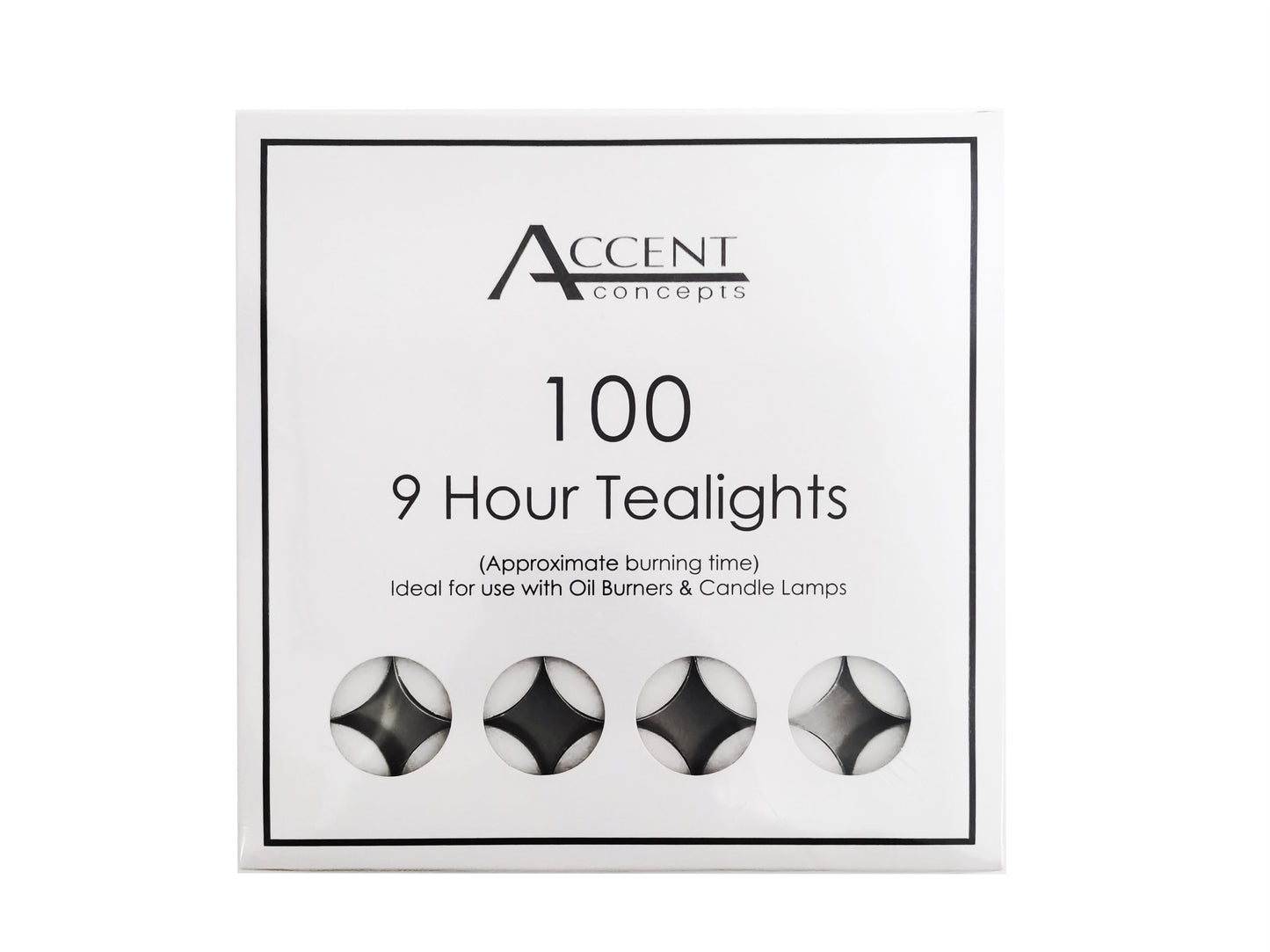 bulk 600 Accent 9 Hour Tealight Candle V637-TLH32181