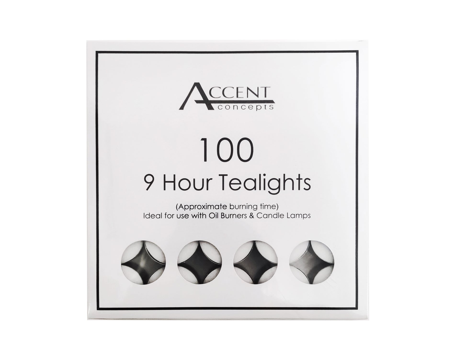 bulk 600 Accent 9 Hour Tealight Candle V637-TLH32181