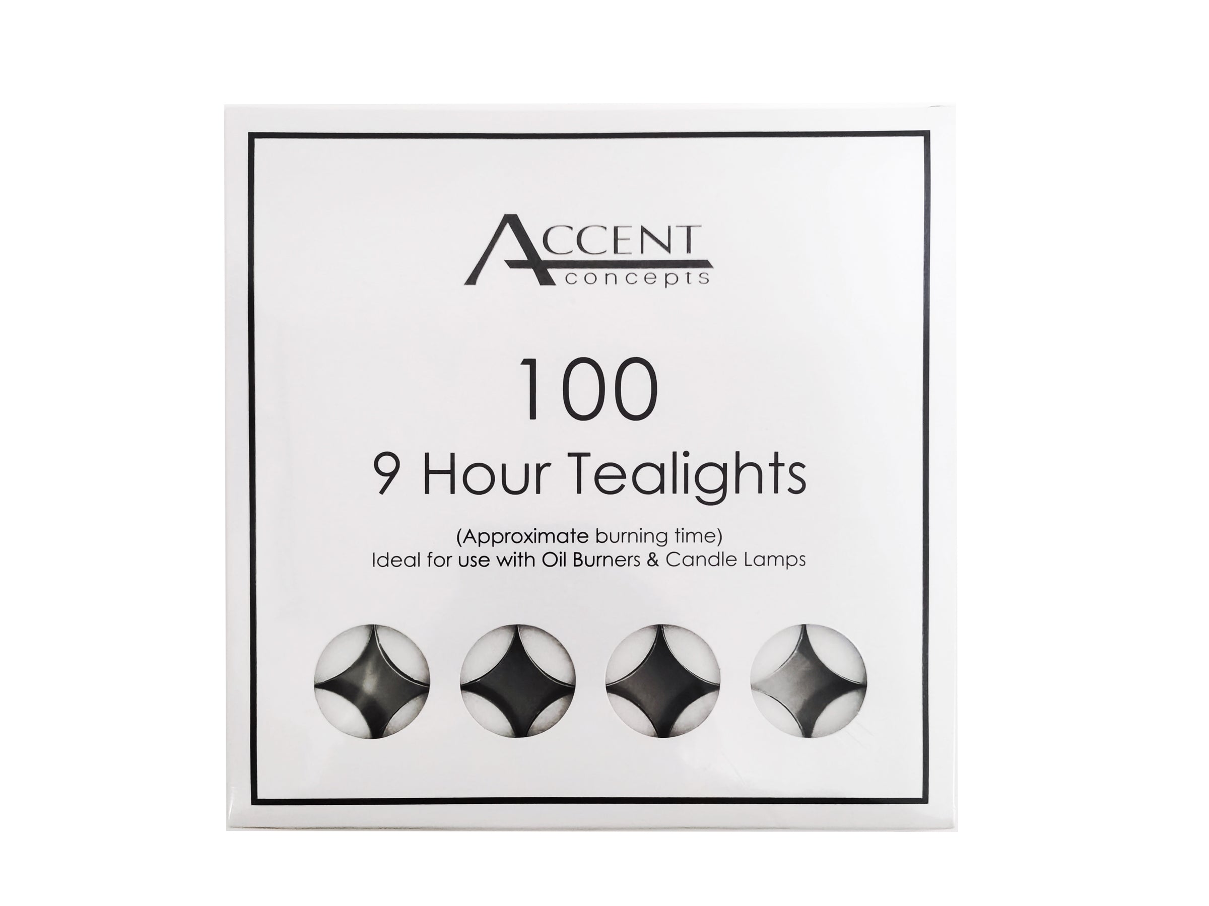 bulk 600 Accent 9 Hour Tealight Candle V637-TLH32181