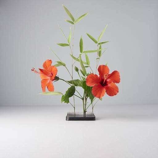 Kenzan Ikebana Pin Base 9.6x7cm Rectangular V637-U3546