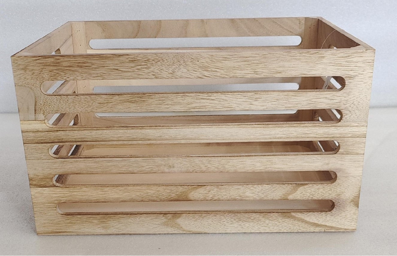 Wood Crates Natural 40x22cm V637-WDB35974