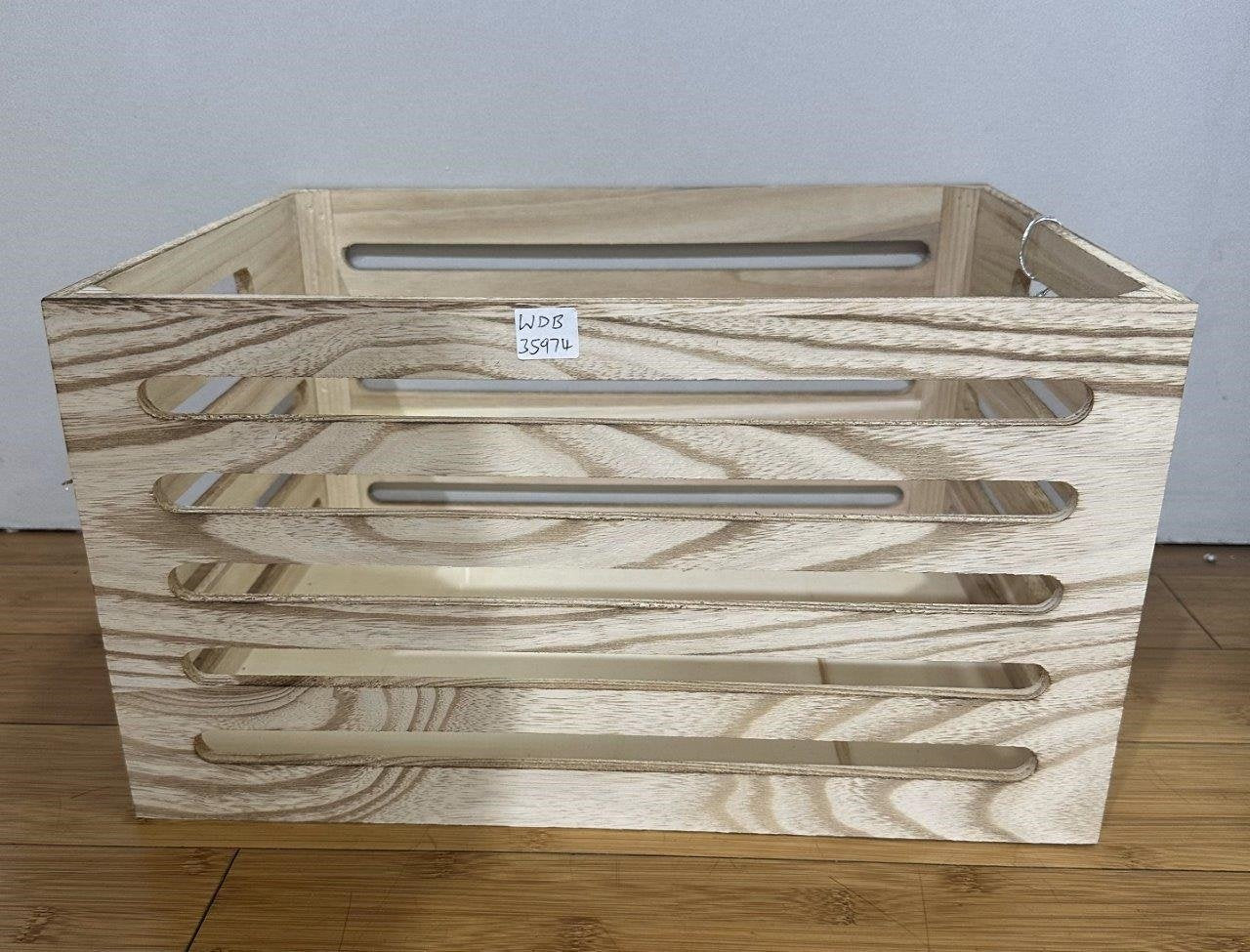Wood Crates Natural 40x22cm V637-WDB35974