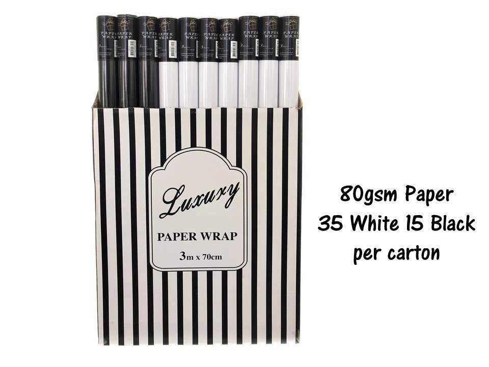 bulk 50 Rolls Gift Wrap 3.8cm Core 70cm V637-WRP27353