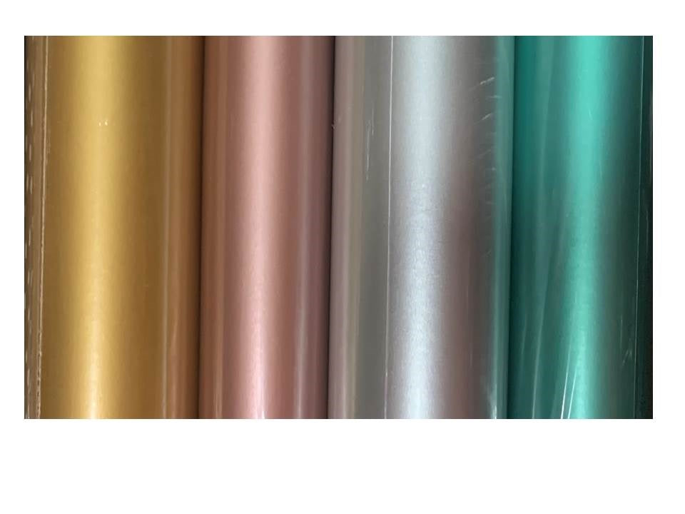 bulk 50 Metallic Gift Wrap Assort 3.5cm Core 200cm V637-WRP28137
