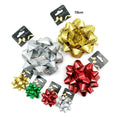 bulk 24 Holographic Gift Bow 19cm Assort Cols V637-WRP31745