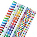 bulk 50 Colourful & Bright Gift Wrap 70cmx3m 38mm Core V637-WRP33967