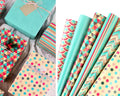 bulk 50 Blue For You Gift Wrap 70Cmx3M 38Mm Core V637-WRP35085